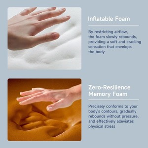 Matelas orthopédiques confortables et spectaculaires avec surmatelas, matelas de lit en <span class=keywords><strong>mousse</strong></span> à mémoire de forme à résilience nulle avec fonction massage et emballage en boîte roulante - Product Image 3