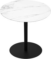 Table basse Offre Spéciale japonaise Table de salon Cocktail Table ronde avec pied en métal