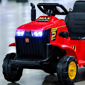 Nouvelle Voiture Électrique 6V pour Enfants, <span class=keywords><strong>Tracteur</strong></span> Télécommandé avec Pédale, Cadeau d'Anniversaire ou de Noël pour les 2-4 Ans - Product Image 6