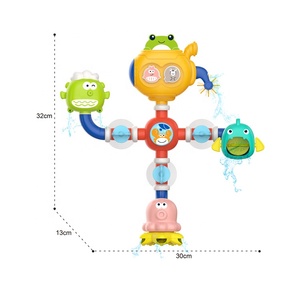 Éducation précoce ensemble <span class=keywords><strong>de</strong></span> jouets <span class=keywords><strong>de</strong></span> <span class=keywords><strong>bain</strong></span> en plastique pour les tout-petits bébé jouer à l'eau assembler tuyau épissage <span class=keywords><strong>Puzzle</strong></span> salle <span class=keywords><strong>de</strong></span> <span class=keywords><strong>bain</strong></span> océan plomberie <span class=keywords><strong>Puzzle</strong></span> - Product Image 1
