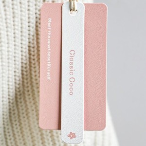 Thương Hiệu Logo Tùy Chỉnh Quần Áo Nhãn Quần Áo Thẻ Tùy Chỉnh Treo Thẻ Giá Màu Hồng Nhãn May Mặc Thẻ Với Logo - Product Image 5