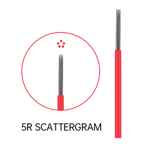 Aiguilles de tatouage stérilisées en acier inoxydable 5RS, jetables, pour sourcils, maquillage permanent (PMU), cartouche liner et shader - Product Image 4