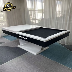 Mesas de <span class=keywords><strong>Billar</strong></span> Profesionales de Lujo Modernas de Madera Maciza con Superficie de Mármol de <span class=keywords><strong>7</strong></span>, 8 y 9 <span class=keywords><strong>Pies</strong></span>, con Tablero para Comedor y Tablero para Tenis de Mesa - Product Image 4
