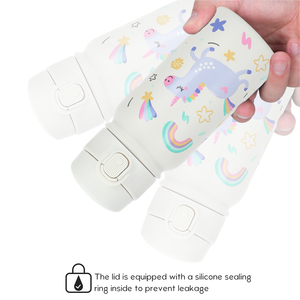 350ml Double Wall Stainless Steel Insulated Kids Water Bottle Customization Logo Kid Cups With Straw - Product Image 3