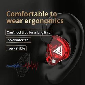 QKZ AK6 Dynamic Hifi Earbuds Hifi Bass in Ear Headset Wired Sports Headphone Performance Earphone - Product Image 2