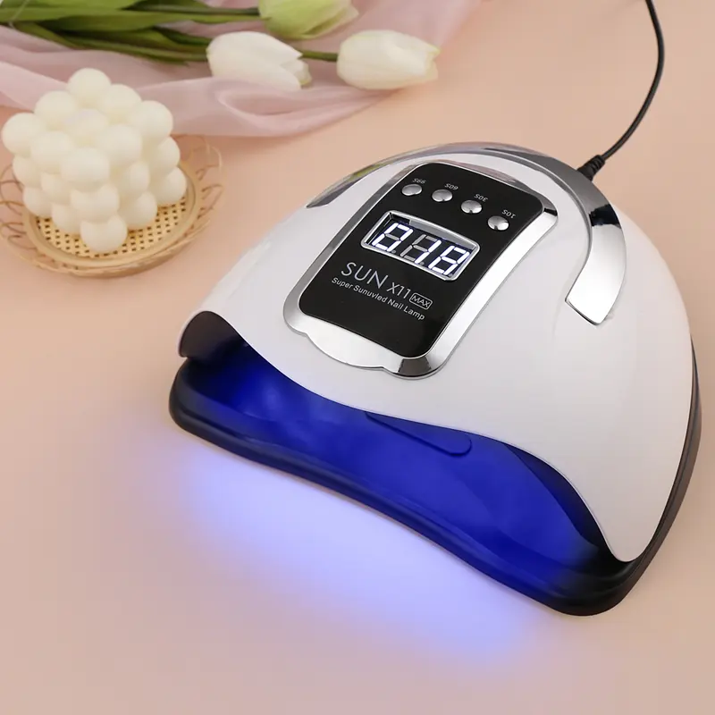 Professional LED UV Gel Lamps Double Light Led Lamp 280W Fast Drying Nail Polish Dryer Auto Sensor for Nail Salon