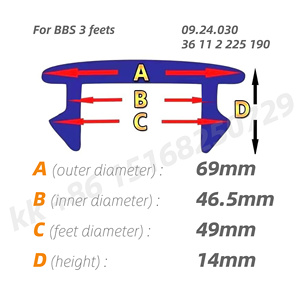 Cache-moyeu de roue en acrylique de 70 mm pour voitures <span class=keywords><strong>BBS</strong></span> RM RZ RG RS, moyeux, jantes, cache-centre, emblème, numéro de pièce 09.24.030 / 36 11 2 <span class=keywords><strong>225</strong></span> 190 - Product Image 2