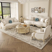 Canapé d'angle carré en tissu et cuir de style américain, design européen moderne, pieds en bois massif, idéal pour hôtel