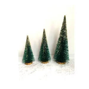 High quality best selling Christmas tree with plastic ball and glitter