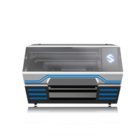 DOMSEM Casing Ponsel Printer UV, Mesin Cetak Datar A2 50X40Cm untuk Kanvas Kaca Logam Keramik Penutup Belakang Ponsel