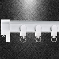 Supports de rideaux en plastique Jinhualian, supports de rideaux en plastique, glissières de rideaux