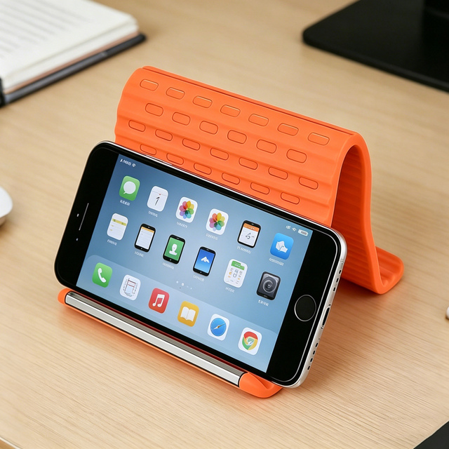 Flexible Multi-Angle Stand for Phones Tablet Laptop Soft Silicone Universal Portable Non Slip Mobile Phone Stands for iPhone 17