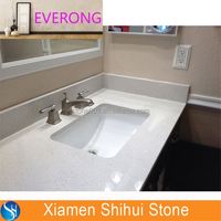 EV STONE Plans de toilette en quartz de bonne qualité avec vasque