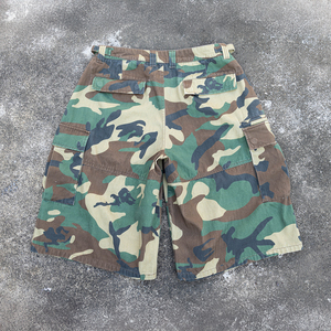 TOPSHOW Vente en gros de shorts capri camouflage personnalisés avec logo pour hommes, streetwear, shorts cargo camouflage d'été - Product Image 2