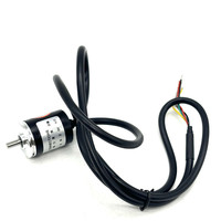 Codeur rotatif photoélectrique à arbre plein incrémental CALT 25 mm 500ppr 5-30Vdc NPN+R S2504E1-500BM-T530 pour servomoteur