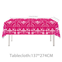 Assiettes et serviettes de fête mexicaines, fournitures de fête, ensemble de vaisselle Cinco de Mayo, vaisselle de fête mexicaine, carnaval mexicain, anniversaire coloré