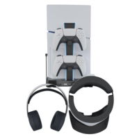 Nouvelle arrivée chaude support de montage mural pour PS5/PS5 Slim Console Station de refroidissement support de stockage support de casque