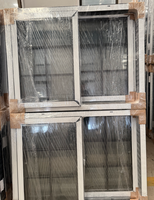 Diseño moderno de ventanas correderas de PVC, ventanas correderas de doble acristalamiento UPVC