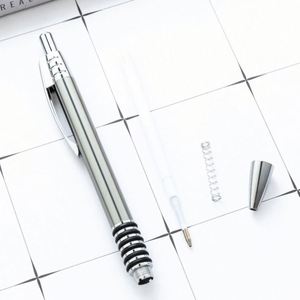 1.0Mm Aluminum Retractable Custom Logo Hotel Corporate Advertising Gift Multi-Color Metal Ballpoint <b>Pen</b> - Product Image 4