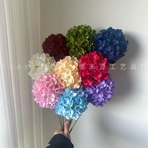 Junheyuan <b>Artificial</b> <b>Hydrangea</b> Single Branch Silk Flower Decorations For Home And Mall Arrangement - Product Image 2