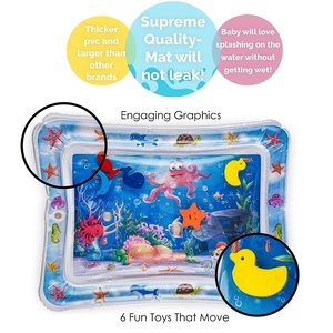Alfombra Inflable Premium para Jugar Boca Abajo, Centro de Actividades para Bebés y Niños Pequeños, Estimula el Crecimiento y la Diversión en Casa - Product Image 4