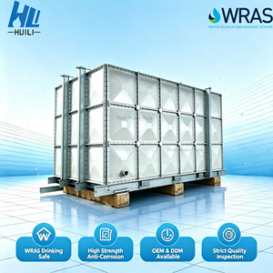 Réservoir d'eau en panneaux composites GRP approuvé selon la norme BS EN 13280 avec <span class=keywords><strong>buse</strong></span> de vidange - Product Image 1