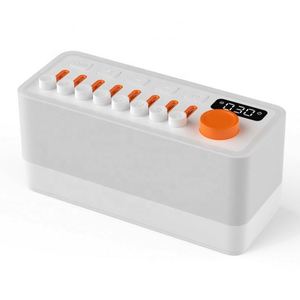 Machine à sons intelligente personnalisable pour le sommeil, veilleuse RGB, haut-parleur Bluetooth, design minimaliste, matériau plastique - Nouveauté promotionnelle - Product Image 4