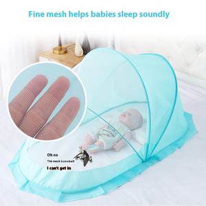 Harga pabrik penggunaan rumah cakupan penuh dilipat 100% poliester jaring nyamuk bayi semua musim Optimal untuk anak-anak lucu kecil yang indah - Product Image 3