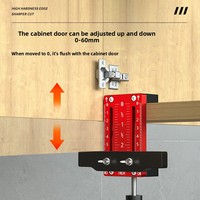 Kit de Herramientas Manuales para Instalación de Puertas de Gabinetes de Madera, Herramienta de Medición de Precisión para Renovación del Hogar, Abrazadera de Instalación