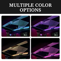 Lampe d'ambiance LED RGB à effet ciel étoilé, faible COV, contrôle par application, synchronisation musicale, effet pluie de météores dynamique, respectueuse des yeux, sans lumière bleue