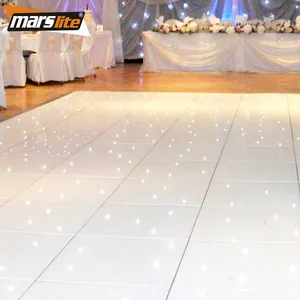 Wholesale White Starlit Dance Floor Portable Pista De Baile Led White Starlit Dance Floor Wedding For Party Event
