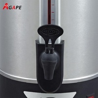 Urne de café de grandes chaudières à eau chaude de la meilleure qualité de la chaudière 16L pour le marché de l'industrie de restauration d'Afrique du Sud