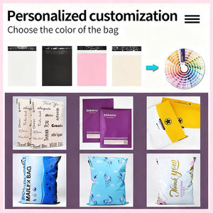 ถุงพลาสติกสำหรับส่งสินค้าเสื้อผ้าแบบรีไซเคิลได้ เป็นมิตรกับสิ่งแวดล้อม  สามารถปรับแต่งได้ - Product Image 2