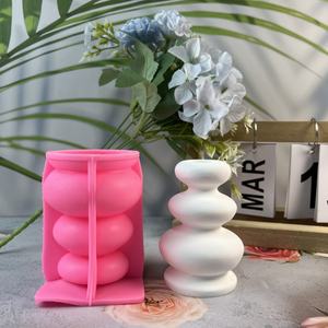 Handmade Resin Casting Molds Eco-Friendly <b>PC</b> Material Ins Style Decorative Ornaments Silicone Candlestick Mold A9208 Number <b>Set</b> - Product Image 2