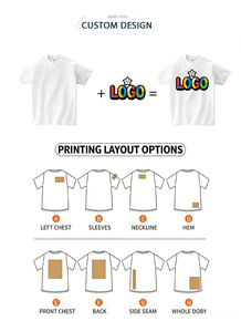 T-shirts en coton 100% col rond OEM/ODM, impression personnalisée, t-shirts homme, vente en gros, t-shirts unis et vierges pour hommes - Product Image 5