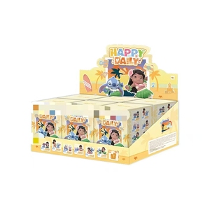 Nueva Llegada, 100% Original, Juego de 6 Figuras de PVC de <span class=keywords><strong>Lilo</strong></span> y Stitch, Serie Happy Daily, Caja Sorpresa, Juguetes Coleccionables, Regalo para Niños - Product Image 1