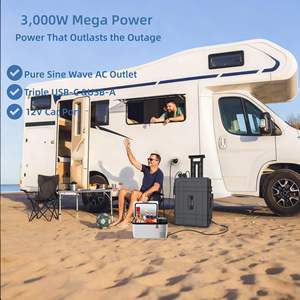 Générateur solaire portable 6092.8WH de qualité assurée, 3000W, station d'alimentation de secours LiFePO4 pour la maison/le véhicule électrique/le camping - Product Image 4