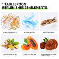 Poudre de superaliments verts en gros OEM/ODM, 75+ nutriments, probiotiques, adaptogènes, champignons, complément alimentaire à base d'aliments entiers