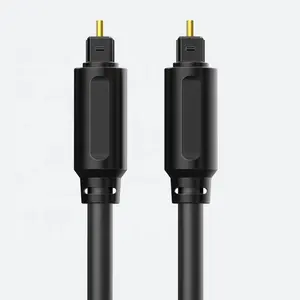 Großhandel toslink-Optikw kabel 24K vergoldet toslink-verbinder stecker zu stecker toslink glasfaser-Audio-Kabel für HDTV