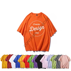 Camisetas de punto de algodón transpirable de alta calidad para hombre, serigrafía ecológica, OEM de talla grande, uso promocional informal - Product Image 2