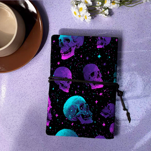 A6 Cuaderno hermoso hecho a mano Maravilloso regalo de Acción de Gracias para <span class=keywords><strong>abuelos</strong></span> Adecuado para coleccionar historias con calaveras y St - Product Image 3