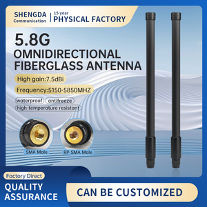 Dài khoảng cách tăng cao <span class=keywords><strong>7</strong></span>.5dbi 5150-5850MHz 5.8G không thấm nước omni-directional ngoài trời 5g sợi thủy tinh Antenna - Product Image 2
