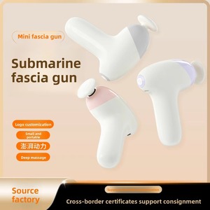 <b>MINI</b> Fascia Gun Fitness Exercise Portable High-Frequency <b>Vibration</b> Massager Full-Body Myofascial Release 4 Massage Heads Musical - Product Image 3