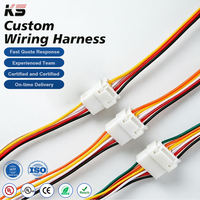 Kabel Konektor Papan Kabel Rakitan Custom JST SH GH ZH PH XH MOLEX Dupont SUR 0.8-2.54mm Pitch 1-40Pin untuk Komputer dan Sepeda Motor
