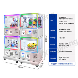 Mini Máquina de Garras para Llaveros, Máquina Expendedora de Cápsulas de Juguetes con Aceptador de Billetes - Product Image 5