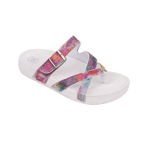 2022 새로운 제품 슬리퍼 다이아몬드 장식 슬리퍼 브랜드 도매 사용자 정의 색상 로고 디자이너 슬리퍼 - Product Image 6