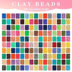 Perles en argile polymère 6 mm <span class=keywords><strong>FIMO</strong></span> pour best-sellers, accessoires de bijoux DIY, tranches lâches, modèle Yiwu DH586, vente directe usine - Product Image 1