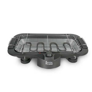 Barbecue elettrico senza fumo Grill regolabile in altezza per 5 persone BBQ Grill Pan per cucina uso combustibile a Gas - Product Image 2