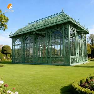 Gazebo <span class=keywords><strong>de</strong></span> Hierro Forjado <span class=keywords><strong>de</strong></span> Estilo Europeo Personalizado MILY, Invernadero <span class=keywords><strong>de</strong></span> Alta Calidad para Decoración <span class=keywords><strong>de</strong></span> Exteriores - Product Image 6
