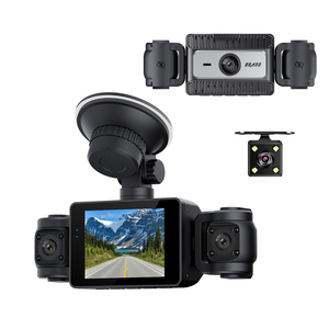 Cámara de Seguridad para Auto CPT 1080P con Visión Nocturna, 4 Lentes, <span class=keywords><strong>DVR</strong></span> de 4 Canales, Grabación en Bucle, Pantalla de 2.4'', Sensor G, Modo de Estacionamiento - Product Image 2